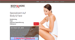 Desktop Screenshot of body-and-more.ch